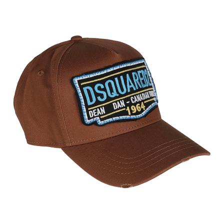 Dsquared2 Hoeds , Bruin , Heren , Maat: ONE Size Hoeden