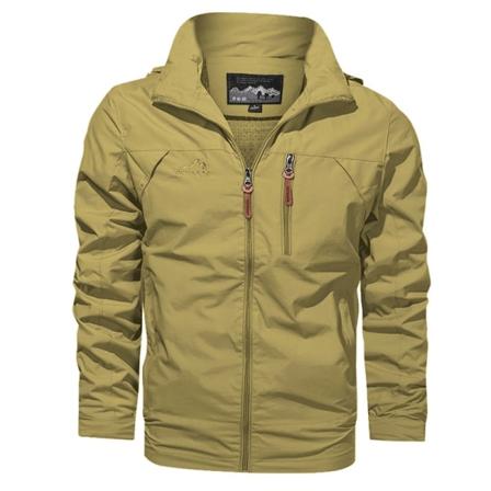 Menn Windbreaker Military Field Jakker Yttertøy Herre Taktisk Vanntett Pilot Coat Hettegenser Menn Jakt Army klær Yellow Asian size L