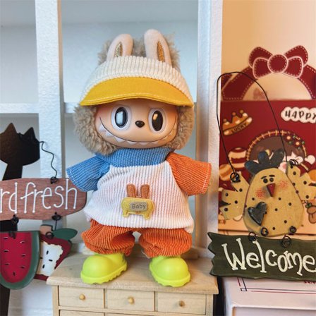 Ensimmäisen sukupolven Monster-nuken arkivaatteet, luo ainutlaatuinen Monster-nukke (nukke ei sisälly){AZC} Valkoinen