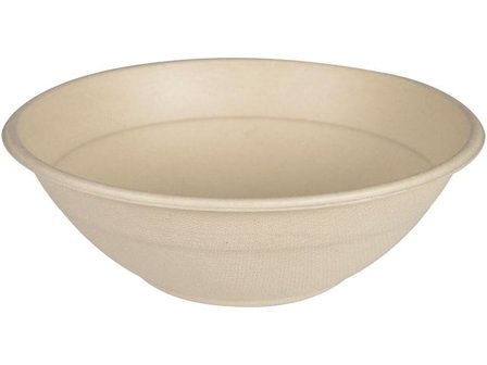 ABENA Skål Rund Bagasse sallad 50/fp - Lyreco - Kök och servering > Engångsartiklar > Tallrikar - Eco