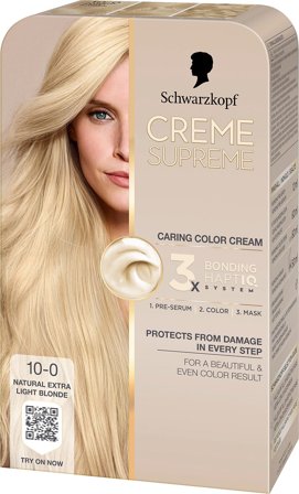 Schwarzkopf Creme Supreme Caring Color Creme, Hår, Hårfarve, Permanent Hårfarve