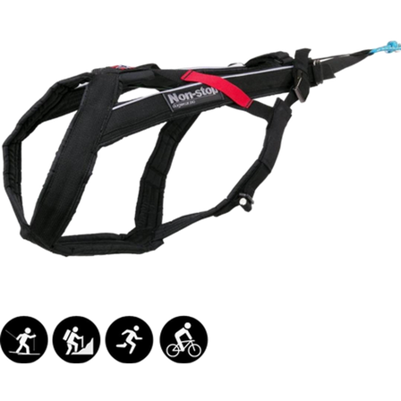 Non-Stop Dogwear - Harness Free Motion Black No. 3 - Hund - Hundetrening & bruksspor - Trekksele - ZOO.no