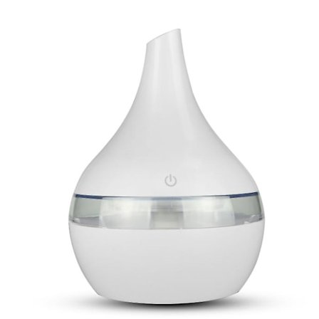 Wood Ultrasonic 7 Color Changing Usb Electric Aroma Air Diffuser 300ml - Home