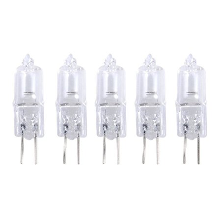5 kpl 10W 12V 2900K G4-kanta Bi-Pin Crystal-lamppu Halogeeni-lamput Kaappivalaisimeen Spotille