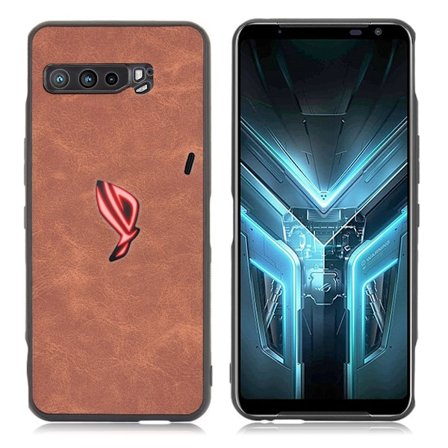 Croco Asus ROG Phone 3 / Asus ROG Phone 3 Strix kotelot - Ruskea