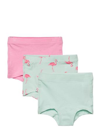 Nmftights 3P Glacier Flamingo Night & Underwear Underwear Panties Rosa Name It
