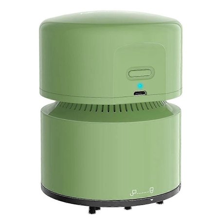 Handhållen dammsugare för skrivbord, sladdlös dammsugare, Mini tangentbordsrengörare Uppladdningsbar för bil/laptop/husdjur Grön