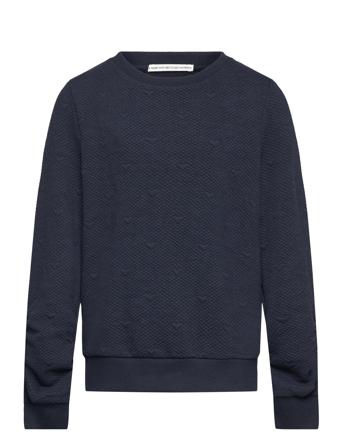 Structured Jaquard Sweater Navy Tom Tailor
