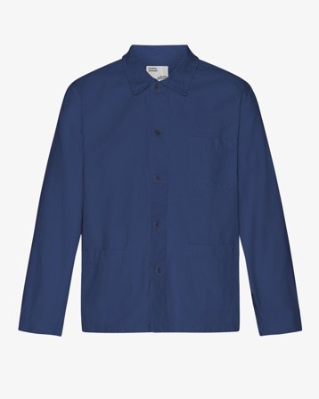 Organic Workwear Jacket - Marine Blue XS