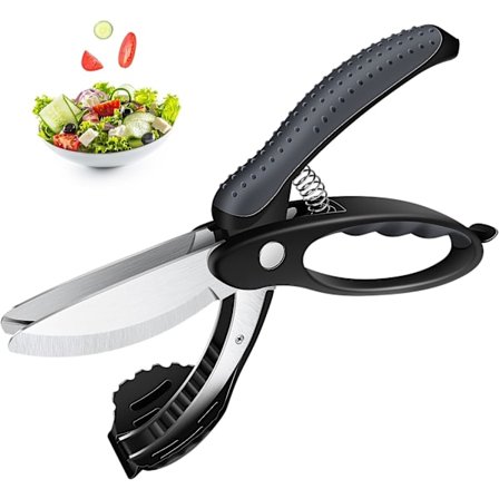 Salatsaks for hakket salat, dobbeltkant i rustfritt stål