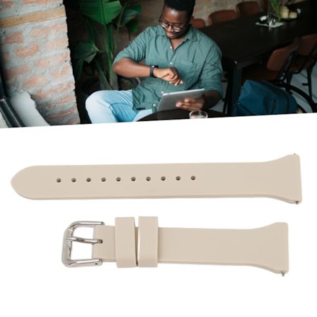 Ny stil Udskiftnings sportsurrem kompatibel med Amazfit GTS 4 Quick Release Justerbar silikonerem til 20 mm bredde lugs ur hvid