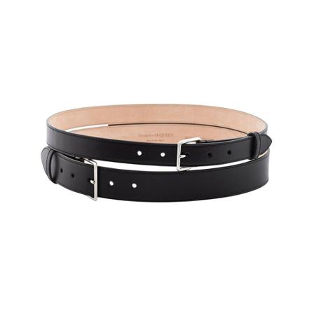 Alexander McQueen, Belt Czarny, Kobieta, Rozmiar: 70 CM