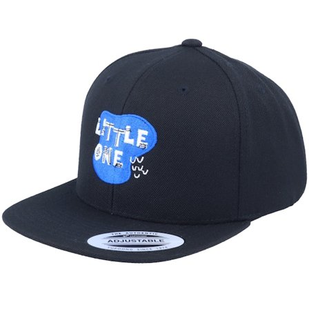 Kiddo Cap - Kids Little One Black Snapback Snapback Black Cap - @ Hatstore