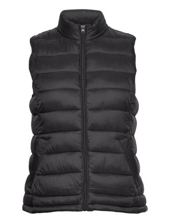 Viminsk Short Waistcoat Vests Padded Vests Svart Vila