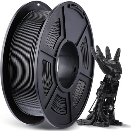 (Svart) PLA-filament för 3D-skrivare Vit, 1 kg 1,75 mm PLA-fil