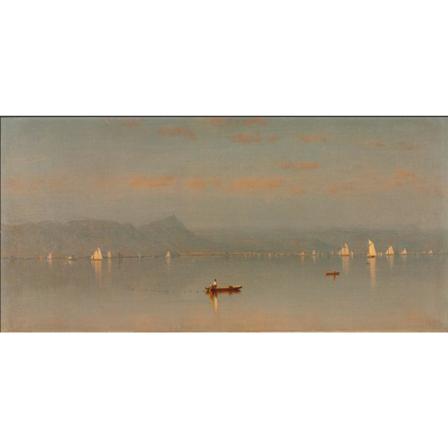 Haverstraw Bay (1866), Sanford Robinson Gifford Brun