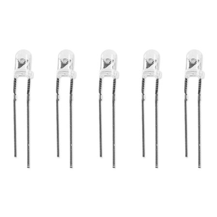 1000 stk LED lampeperler 3mm LED lysdiode