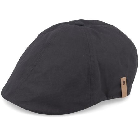 Fjällräven - Svart flatcap Keps - Övik Dark Grey Flatcap @ Hatstore