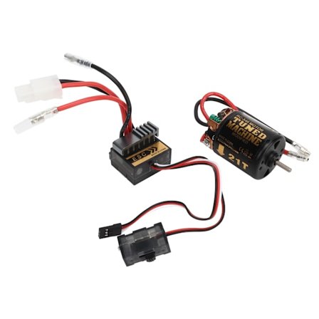 RC-borste motor ESC-kit extern kolborste vattentät 540 borste motor 320A ESC med för Tamiya-kontakt 21T
