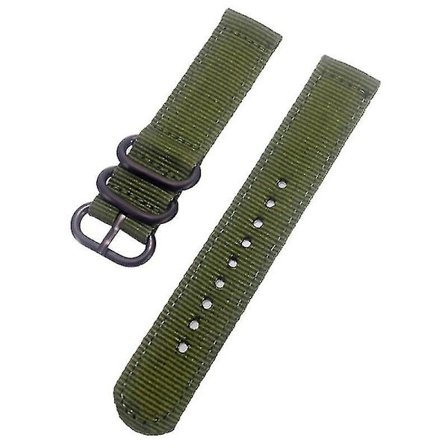 For Suunto 9 / 9 Baro / 7 / D5 Watch Strap 24mm Nylon Watchband Smart Watch Band Med Rund Spænde