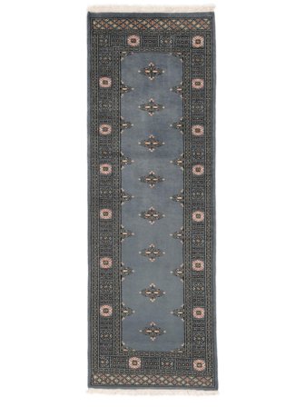 Medalhão Pequeno Paquistão Bucara 2Ply Tapete 79X233 Lã