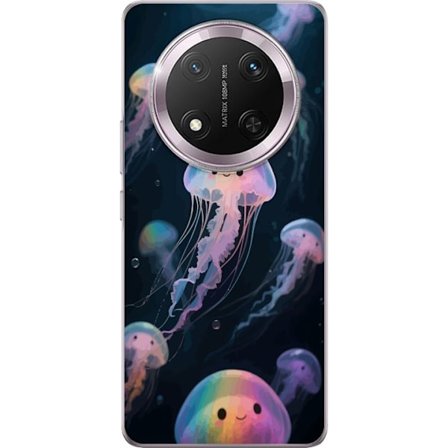 Kompatibel Mobilcover til Honor Honor Magic7 Lite Sød Regnbue Jellyfish Drøm Kunst