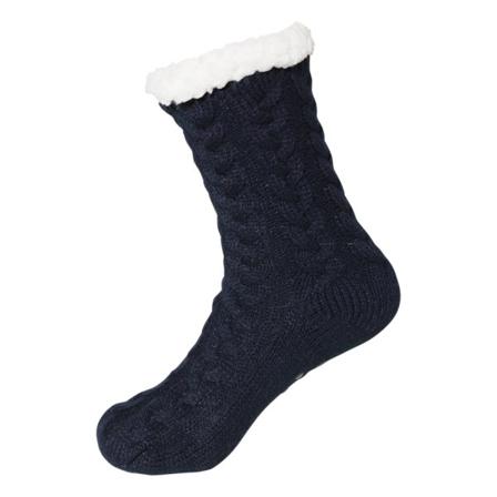 Miesten tossusukat talvi liukumattomat lämpimät sukat fleece termiset tossut