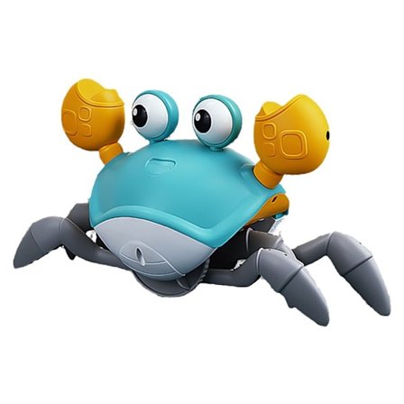 Elektrisk automatisk induktionskrabbe legetøj, julegave