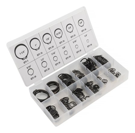 PELA 508680 Låsringssats 300 delar, Infästning