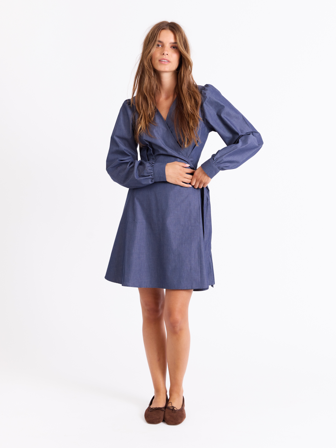 Jean Paul - Silvia kjole - Dame - Blå - Kjoler - M