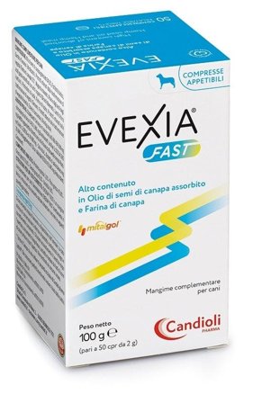 Candioli Evexia Fast Mangime Complementare Per Cani 50 Compresse
