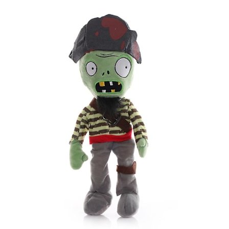 2024 NY 1 st 30cm Plants vs Zombies Plyschleksaker PVZ Zombies Gargantuar Hattar Pirat Zombies Plysch Mjuka Stoppade Leksaker för Barn Barn Present