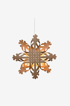 Jotex - 50 Cm Brun - Papirstjerne - Køb Julestjerner hos Jotex