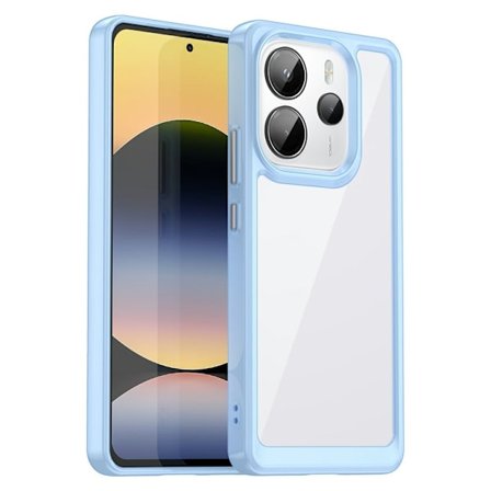 Xiaomi Redmi Note 14 5G smart akryl cover - Blå