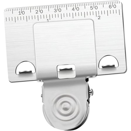 Målebåndsklips i rustfrit stål, fastgørelsesklips til målebånd