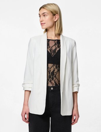 Pieces Pcbosella 3/4 Blazer Noos Bc - White - L