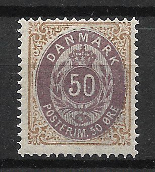 Danmark 1875 - AFA 30y - Ubrugt