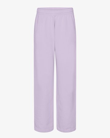 Organic Straight Leg Sweatpants - Soft Lavender L