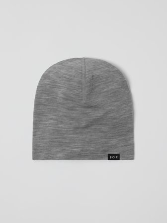 Lue merinoull - 52|54 - barneklær - grey - Polarn O. Pyret