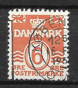 Danmark - AFA 254x - Stemplet