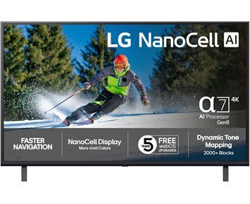 LG 43tum 4K NanoCell-TV med levande bildkvalitet - 43NANO80A6B - Fyndvara