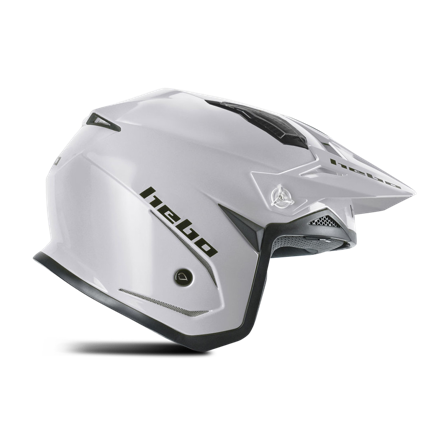 Casco Trial Hebo Zone 5 Air Monocolor Bianco XL