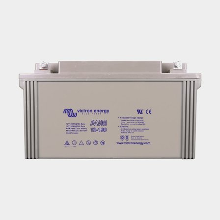Recreatiebatterij / verbruiksbatterij Victron Deep Cycle, AGM, 12 V, 130 Ah