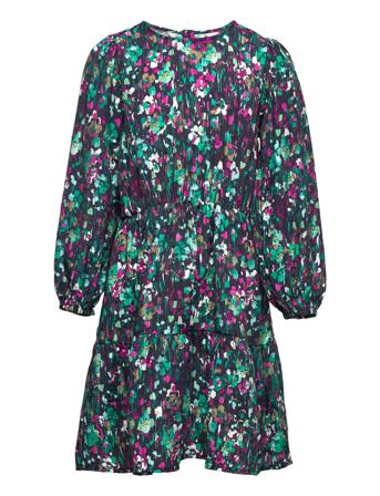 Dress Wide Sleeve Aop Mini Me Dresses & Skirts Dresses Casual Dresses Long-sleeved Casual Dresses Multi/mønstret Lindex
