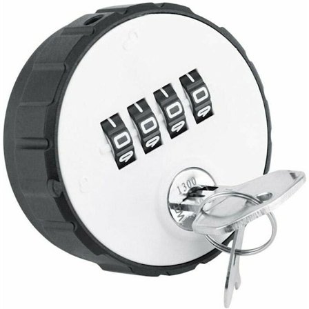 Kodlås, 4-siffrig kombinationshänglås och siffror - Kombinationslås med nyckel - 26mm zinklegering,