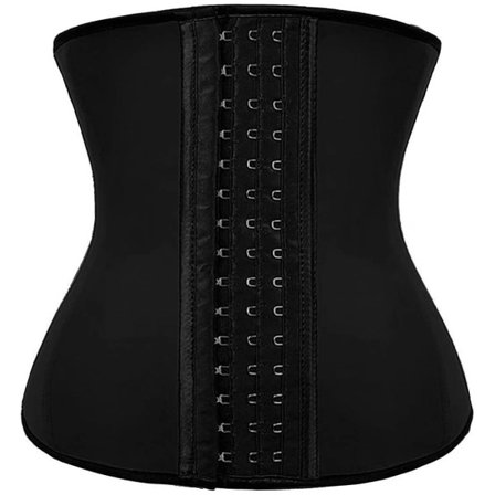 Korsett for midjetrening - Svart Svart XL