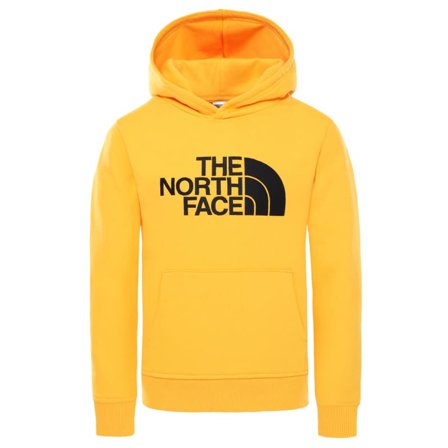 The North Face Youth Drew Peak Pullover Hoodie Children long-sleeved sweaters Yellow S