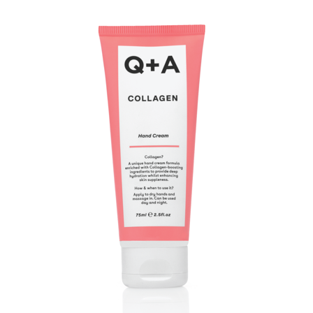 Q+A Collagen Hand Cream, 75 ml
