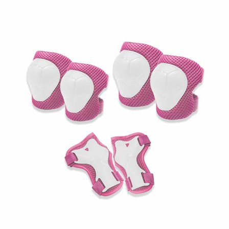 Knæbeskyttere og albuebeskyttere til børn/unge med håndledsbeskyttere 3 i 1 Beskyttelsessæt til børn 3-14 år til skateboard, rulleskøjteløb, skiløb