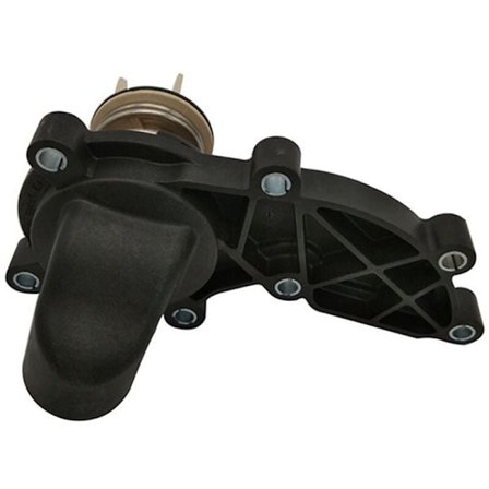 Bilmotorns kylvätske termostat med husmontering 06E121111AL för -Audi Q5 Q7 S4 Touareg
